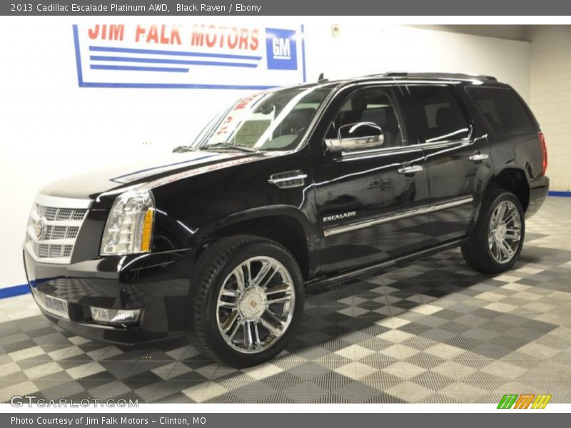 Black Raven / Ebony 2013 Cadillac Escalade Platinum AWD