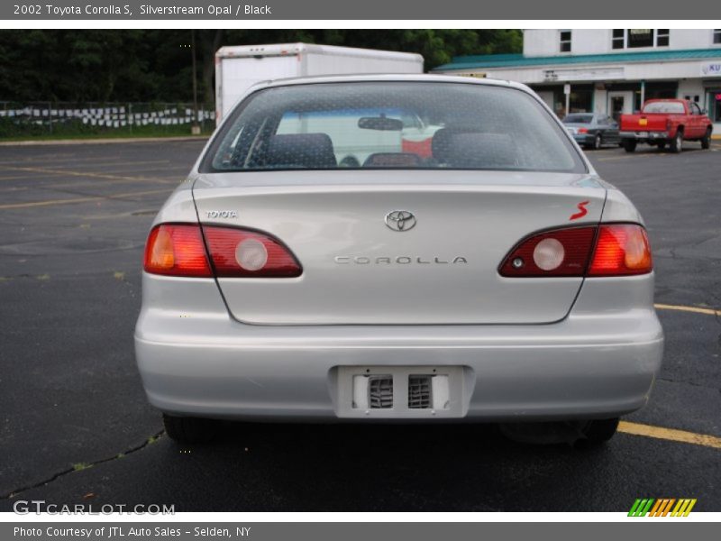 Silverstream Opal / Black 2002 Toyota Corolla S