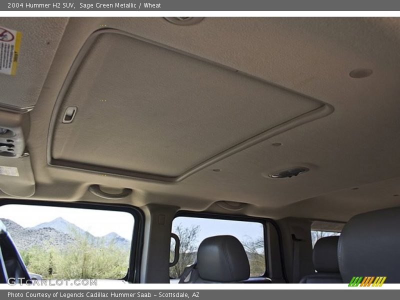 Sage Green Metallic / Wheat 2004 Hummer H2 SUV