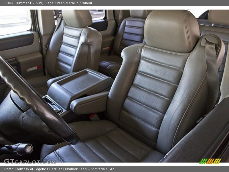  2004 H2 SUV Wheat Interior