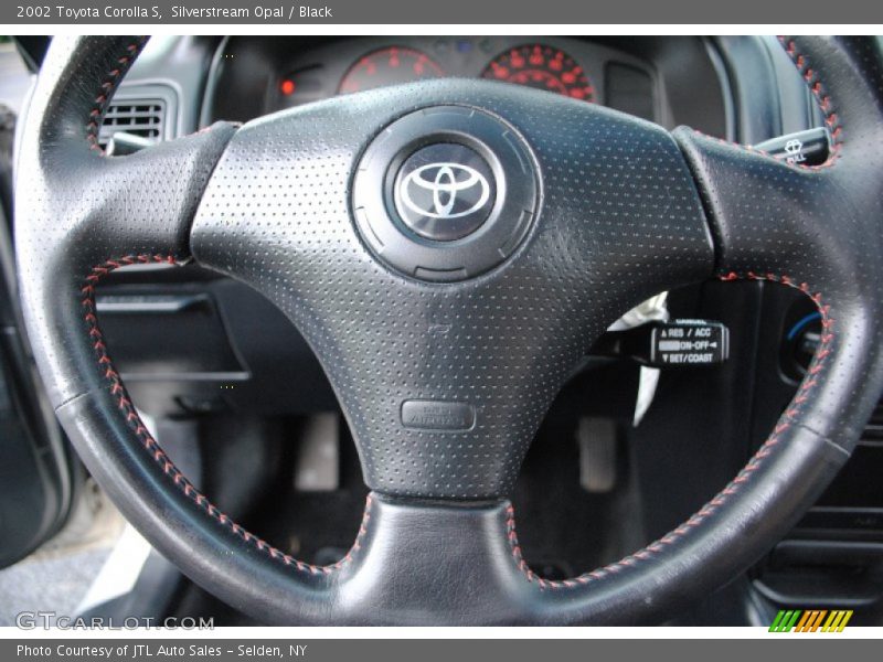 Silverstream Opal / Black 2002 Toyota Corolla S
