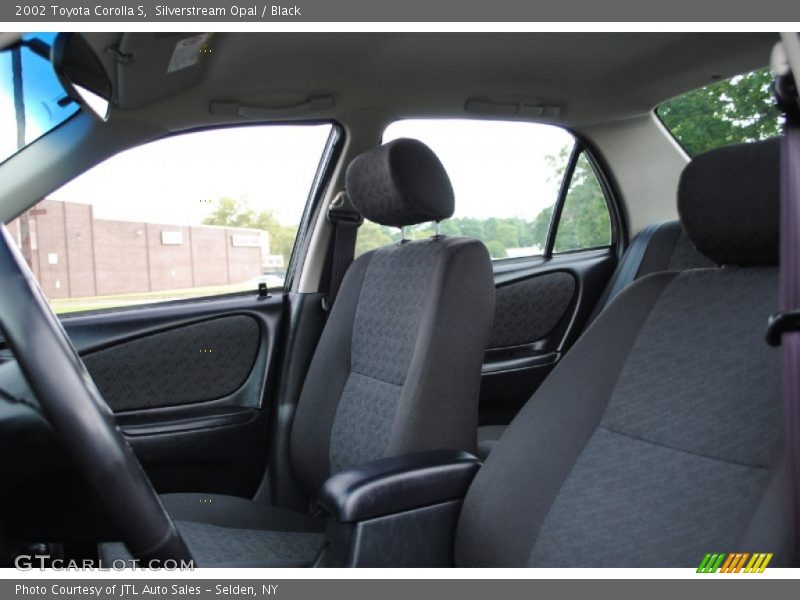 Silverstream Opal / Black 2002 Toyota Corolla S