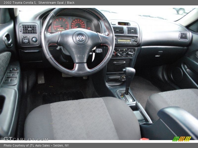 Silverstream Opal / Black 2002 Toyota Corolla S