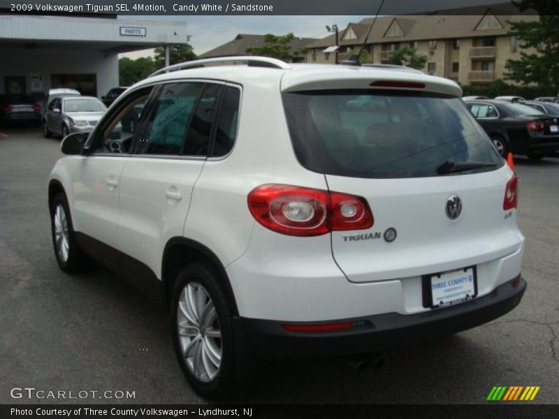 Candy White / Sandstone 2009 Volkswagen Tiguan SEL 4Motion