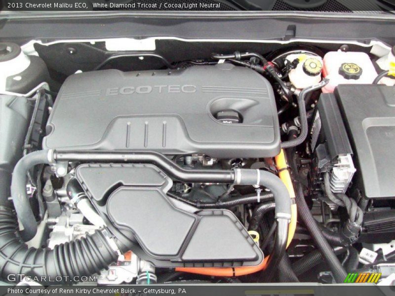 White Diamond Tricoat / Cocoa/Light Neutral 2013 Chevrolet Malibu ECO