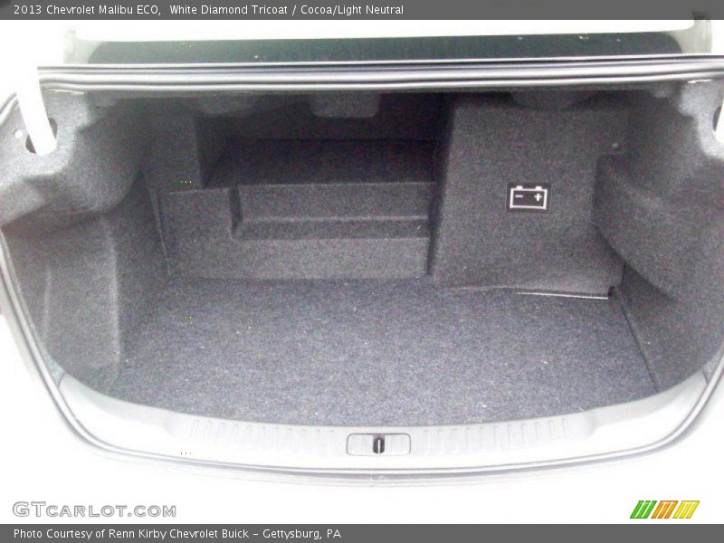 White Diamond Tricoat / Cocoa/Light Neutral 2013 Chevrolet Malibu ECO