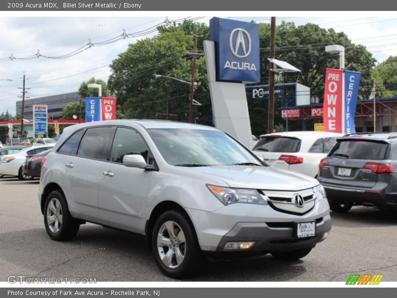 Billet Silver Metallic / Ebony 2009 Acura MDX
