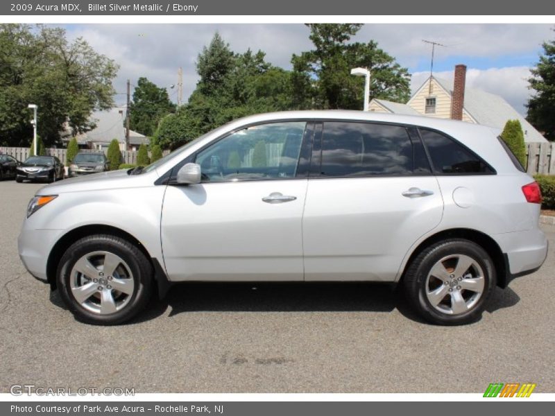 Billet Silver Metallic / Ebony 2009 Acura MDX