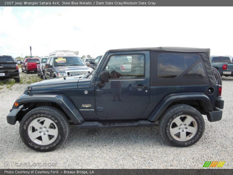 Steel Blue Metallic / Dark Slate Gray/Medium Slate Gray 2007 Jeep Wrangler Sahara 4x4