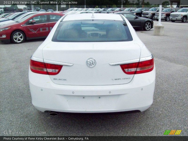 Summit White / Choccachino 2012 Buick Verano FWD