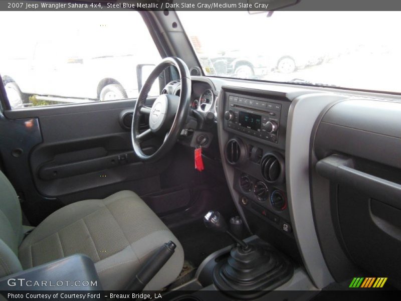 Steel Blue Metallic / Dark Slate Gray/Medium Slate Gray 2007 Jeep Wrangler Sahara 4x4