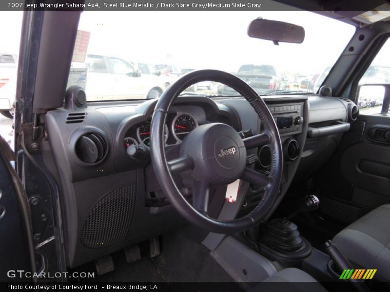 Steel Blue Metallic / Dark Slate Gray/Medium Slate Gray 2007 Jeep Wrangler Sahara 4x4