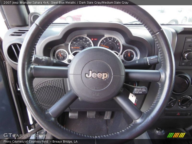 Steel Blue Metallic / Dark Slate Gray/Medium Slate Gray 2007 Jeep Wrangler Sahara 4x4