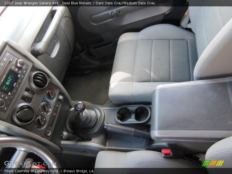 Steel Blue Metallic / Dark Slate Gray/Medium Slate Gray 2007 Jeep Wrangler Sahara 4x4