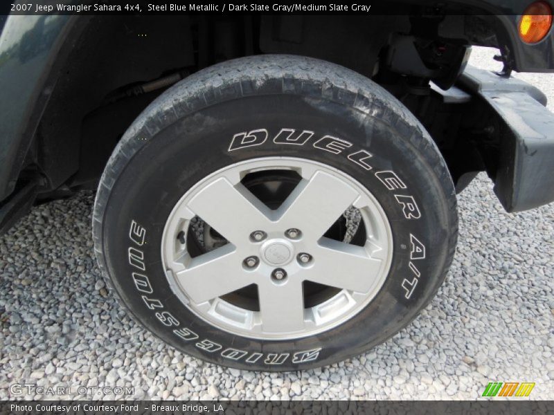 Steel Blue Metallic / Dark Slate Gray/Medium Slate Gray 2007 Jeep Wrangler Sahara 4x4