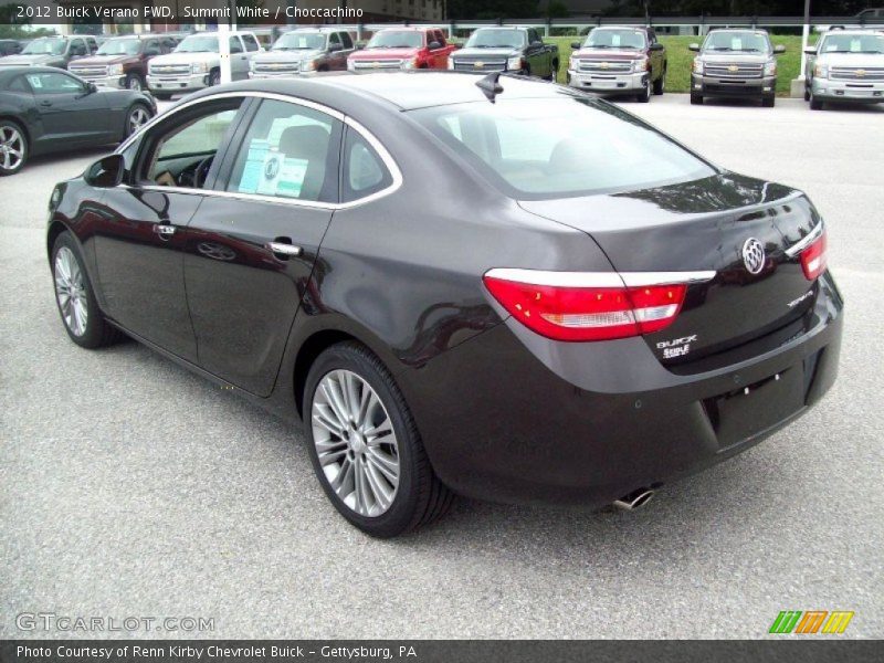Summit White / Choccachino 2012 Buick Verano FWD