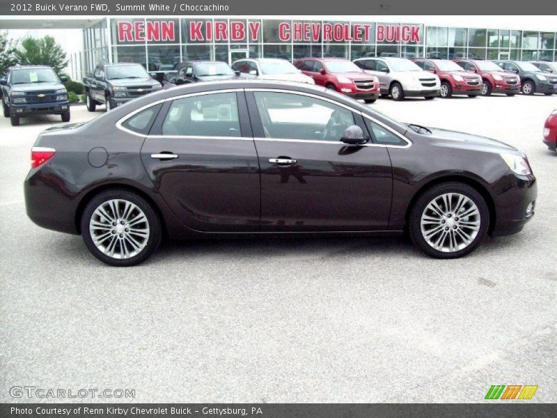 Summit White / Choccachino 2012 Buick Verano FWD