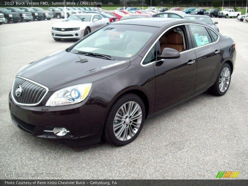 Summit White / Choccachino 2012 Buick Verano FWD