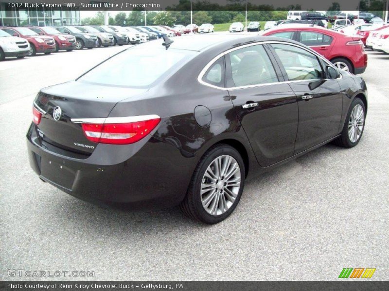 Summit White / Choccachino 2012 Buick Verano FWD