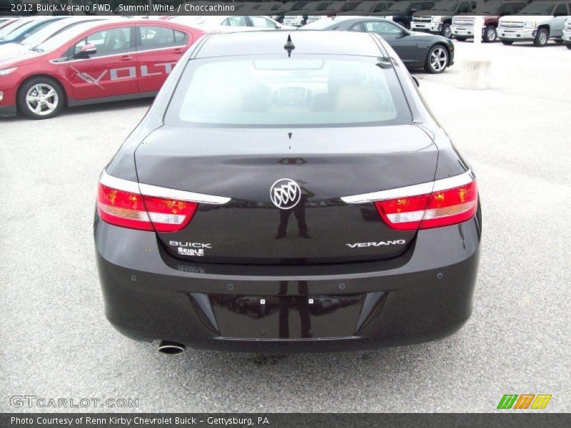 Summit White / Choccachino 2012 Buick Verano FWD