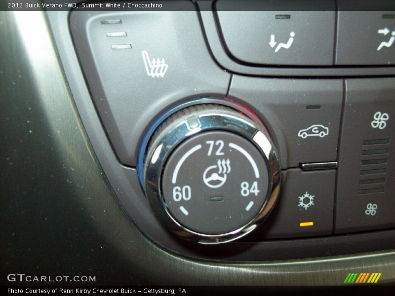 Summit White / Choccachino 2012 Buick Verano FWD