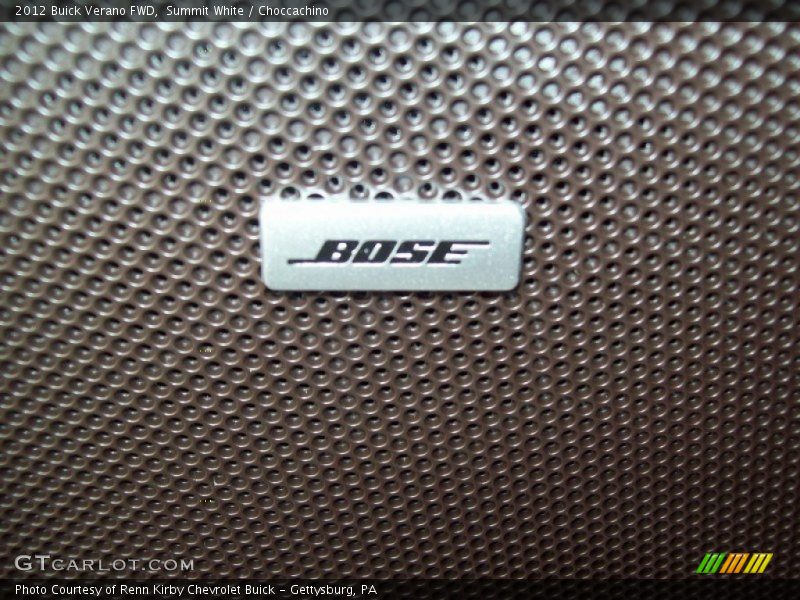 Summit White / Choccachino 2012 Buick Verano FWD