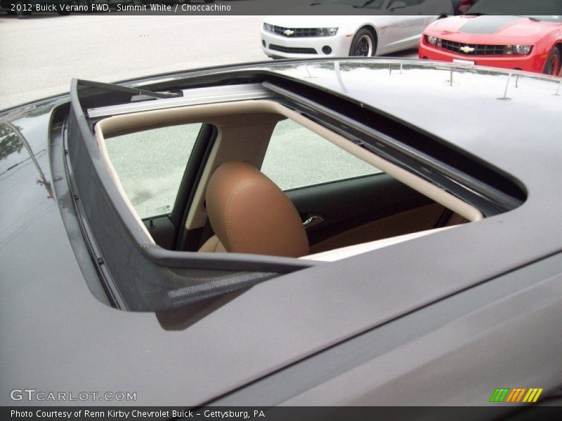 Summit White / Choccachino 2012 Buick Verano FWD