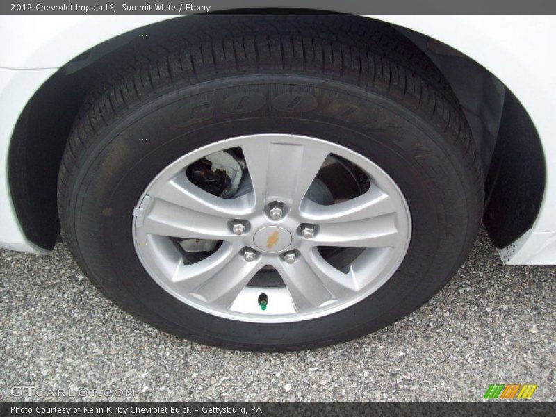 Summit White / Ebony 2012 Chevrolet Impala LS