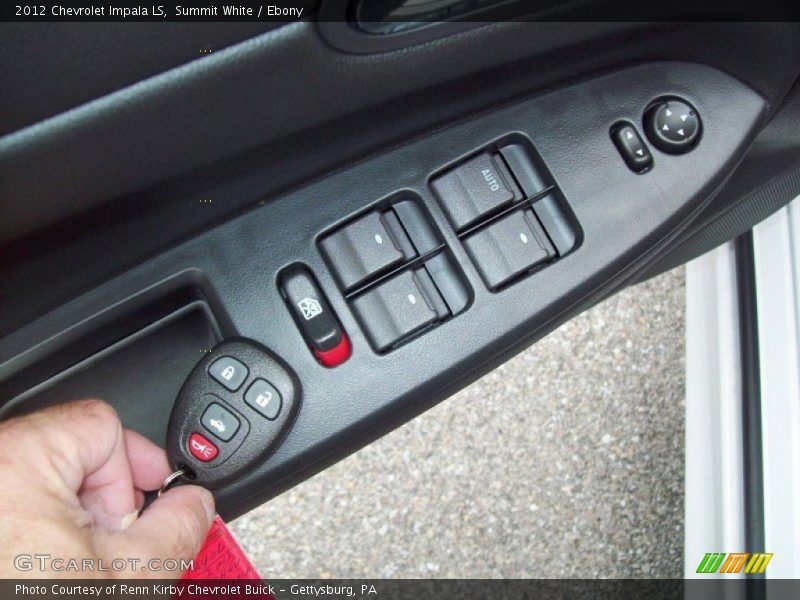 Summit White / Ebony 2012 Chevrolet Impala LS