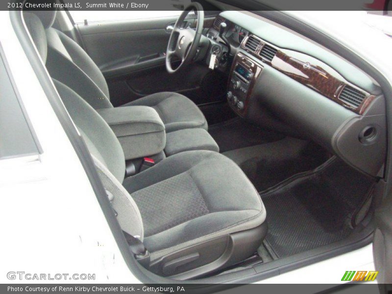 Summit White / Ebony 2012 Chevrolet Impala LS