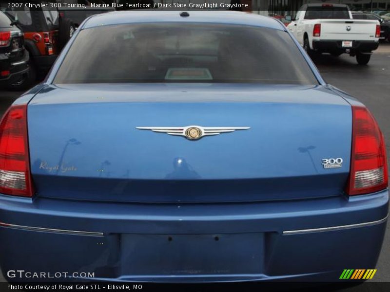 Marine Blue Pearlcoat / Dark Slate Gray/Light Graystone 2007 Chrysler 300 Touring