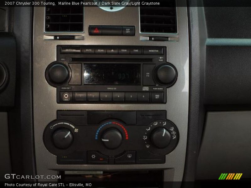 Marine Blue Pearlcoat / Dark Slate Gray/Light Graystone 2007 Chrysler 300 Touring