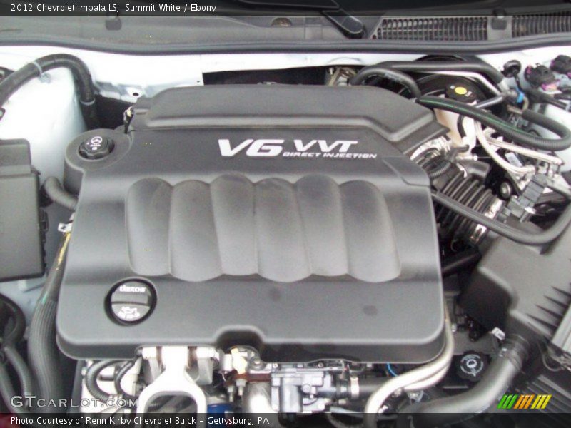 Summit White / Ebony 2012 Chevrolet Impala LS