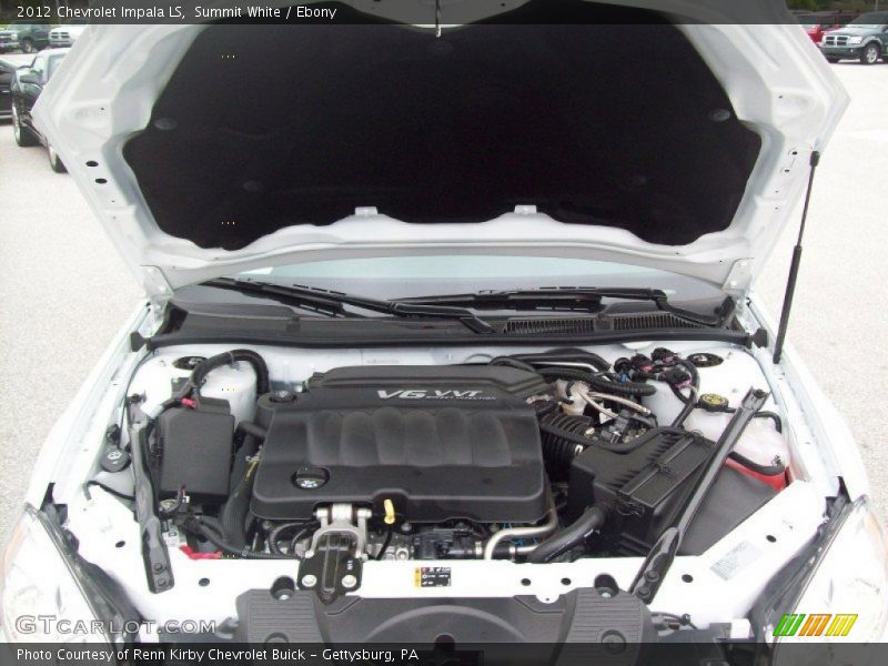 Summit White / Ebony 2012 Chevrolet Impala LS