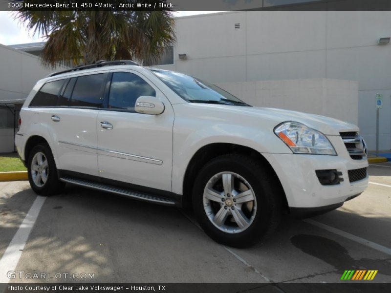 Arctic White / Black 2008 Mercedes-Benz GL 450 4Matic