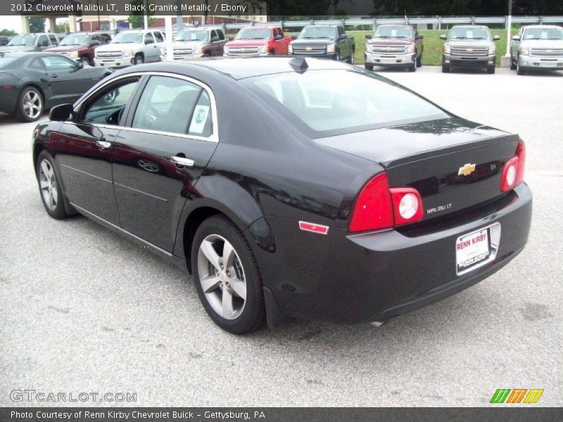 Black Granite Metallic / Ebony 2012 Chevrolet Malibu LT