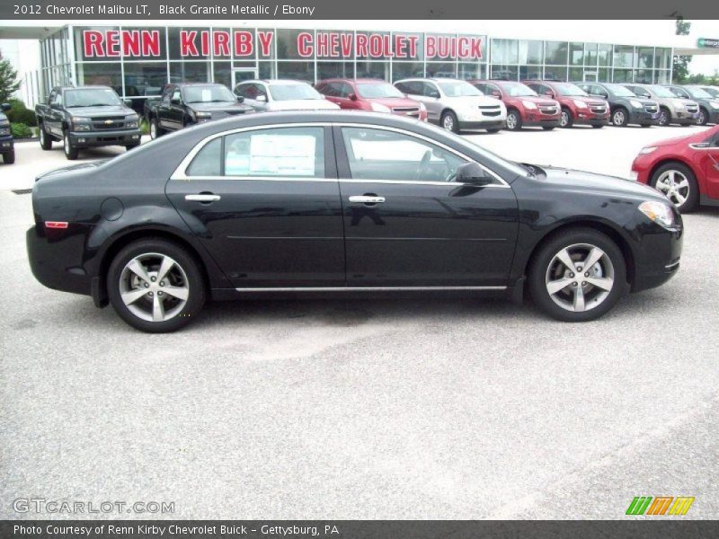 Black Granite Metallic / Ebony 2012 Chevrolet Malibu LT