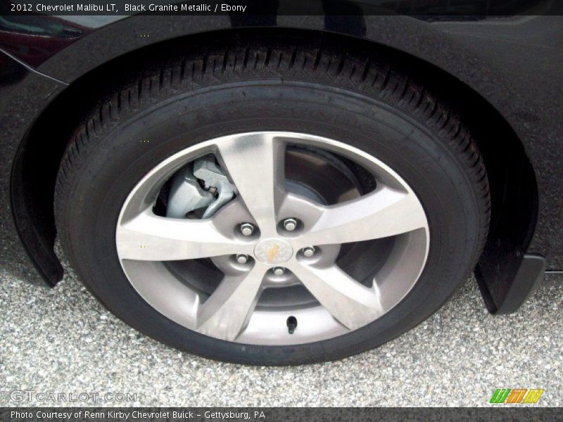 Black Granite Metallic / Ebony 2012 Chevrolet Malibu LT