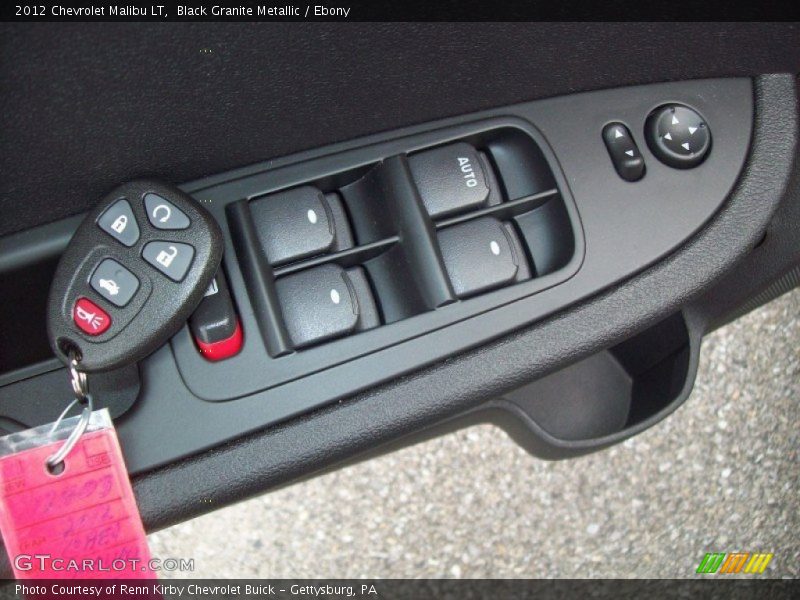 Black Granite Metallic / Ebony 2012 Chevrolet Malibu LT
