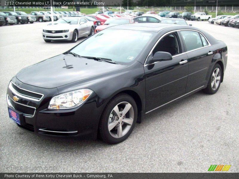 Black Granite Metallic / Ebony 2012 Chevrolet Malibu LT
