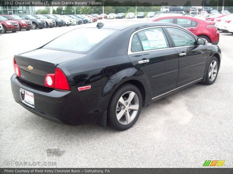 Black Granite Metallic / Ebony 2012 Chevrolet Malibu LT