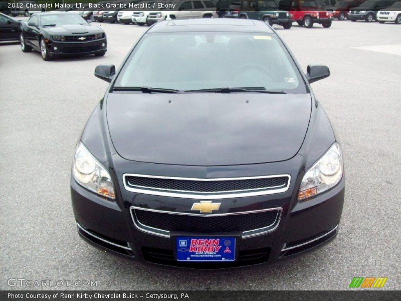 Black Granite Metallic / Ebony 2012 Chevrolet Malibu LT