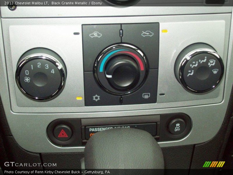 Black Granite Metallic / Ebony 2012 Chevrolet Malibu LT