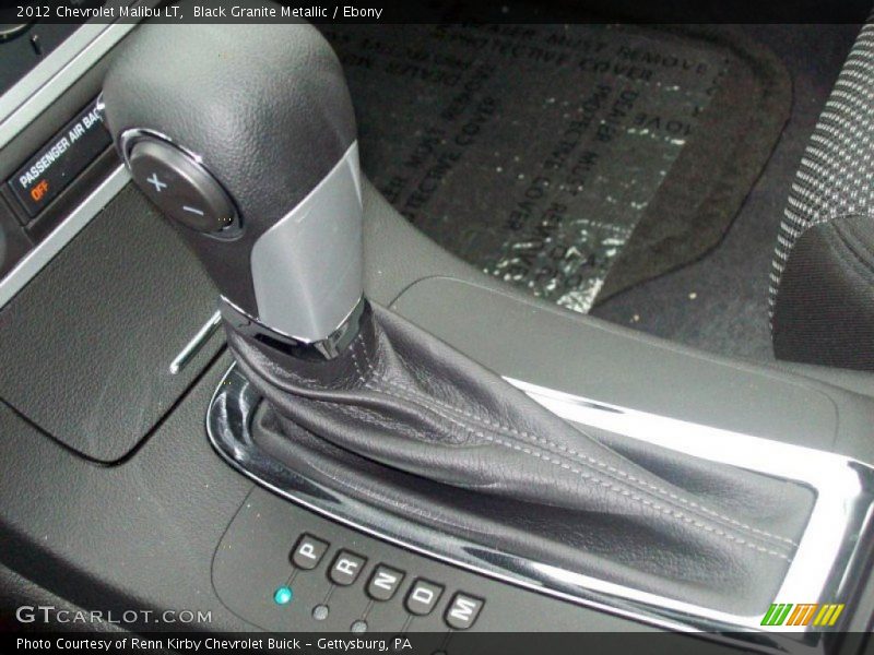 Black Granite Metallic / Ebony 2012 Chevrolet Malibu LT