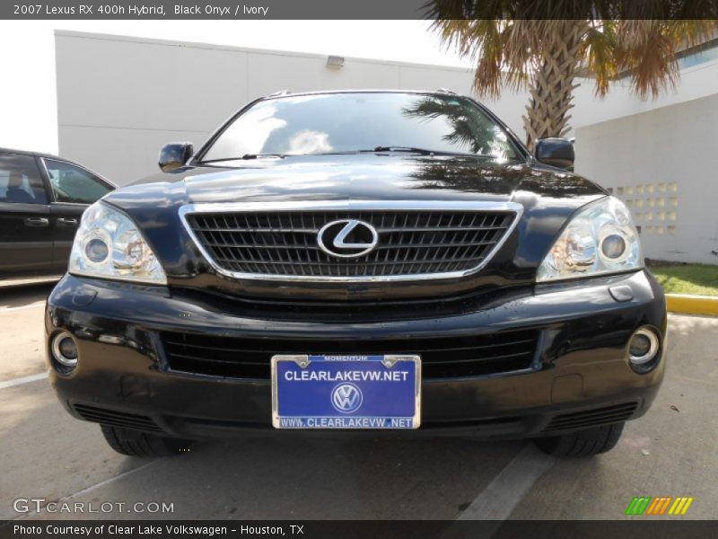 Black Onyx / Ivory 2007 Lexus RX 400h Hybrid