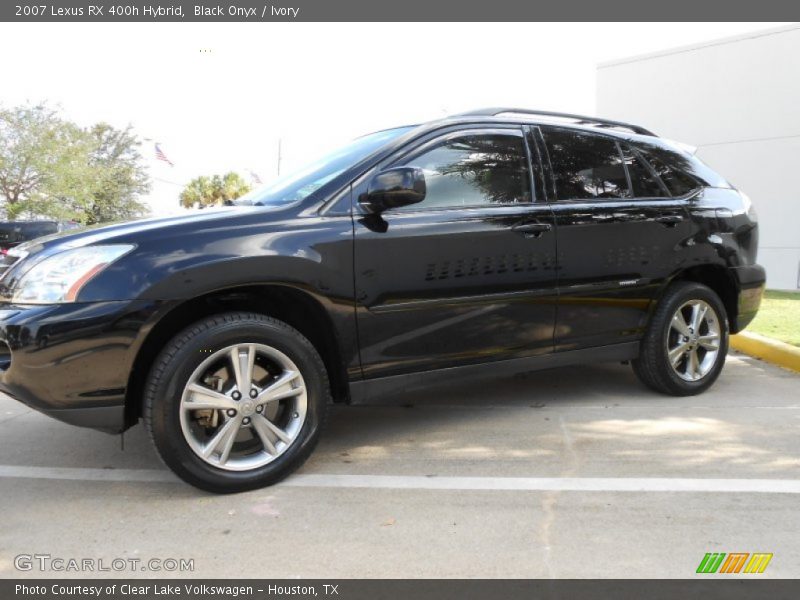 Black Onyx / Ivory 2007 Lexus RX 400h Hybrid