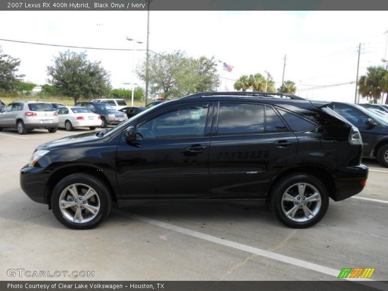 Black Onyx / Ivory 2007 Lexus RX 400h Hybrid