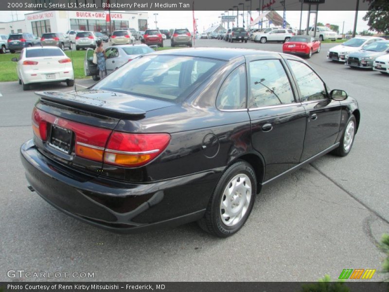 Blackberry Pearl / Medium Tan 2000 Saturn L Series LS1 Sedan