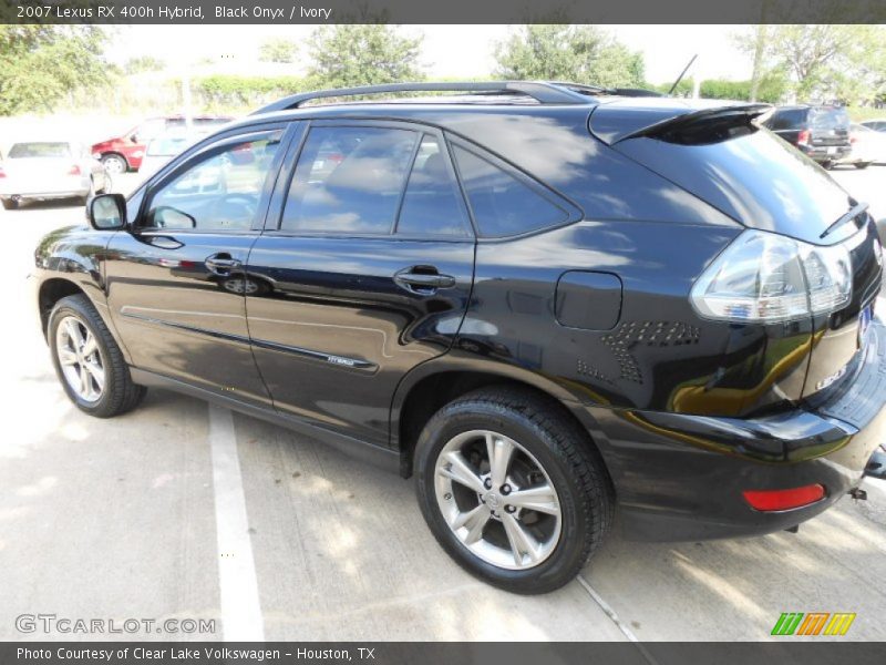 Black Onyx / Ivory 2007 Lexus RX 400h Hybrid