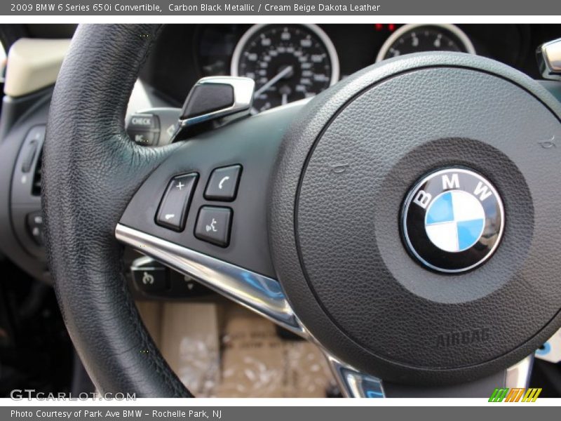 Controls of 2009 6 Series 650i Convertible